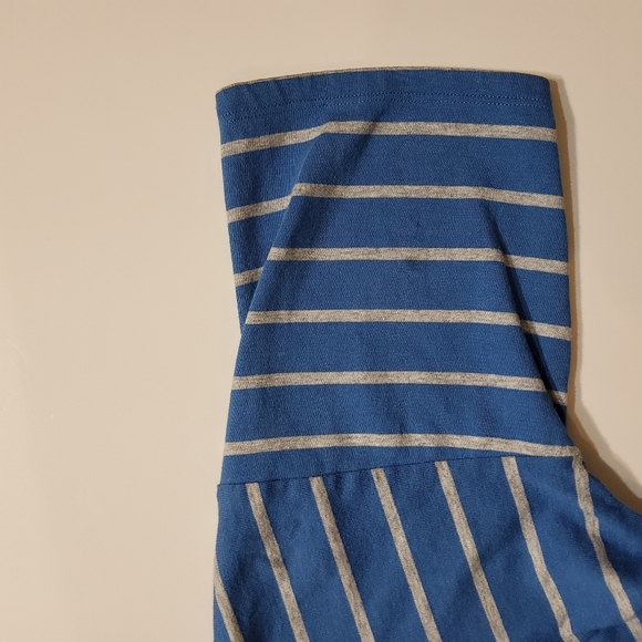 Tommy Hilfiger Women's Striped Blue Midi Dress - Size L - Picture 4 of 6